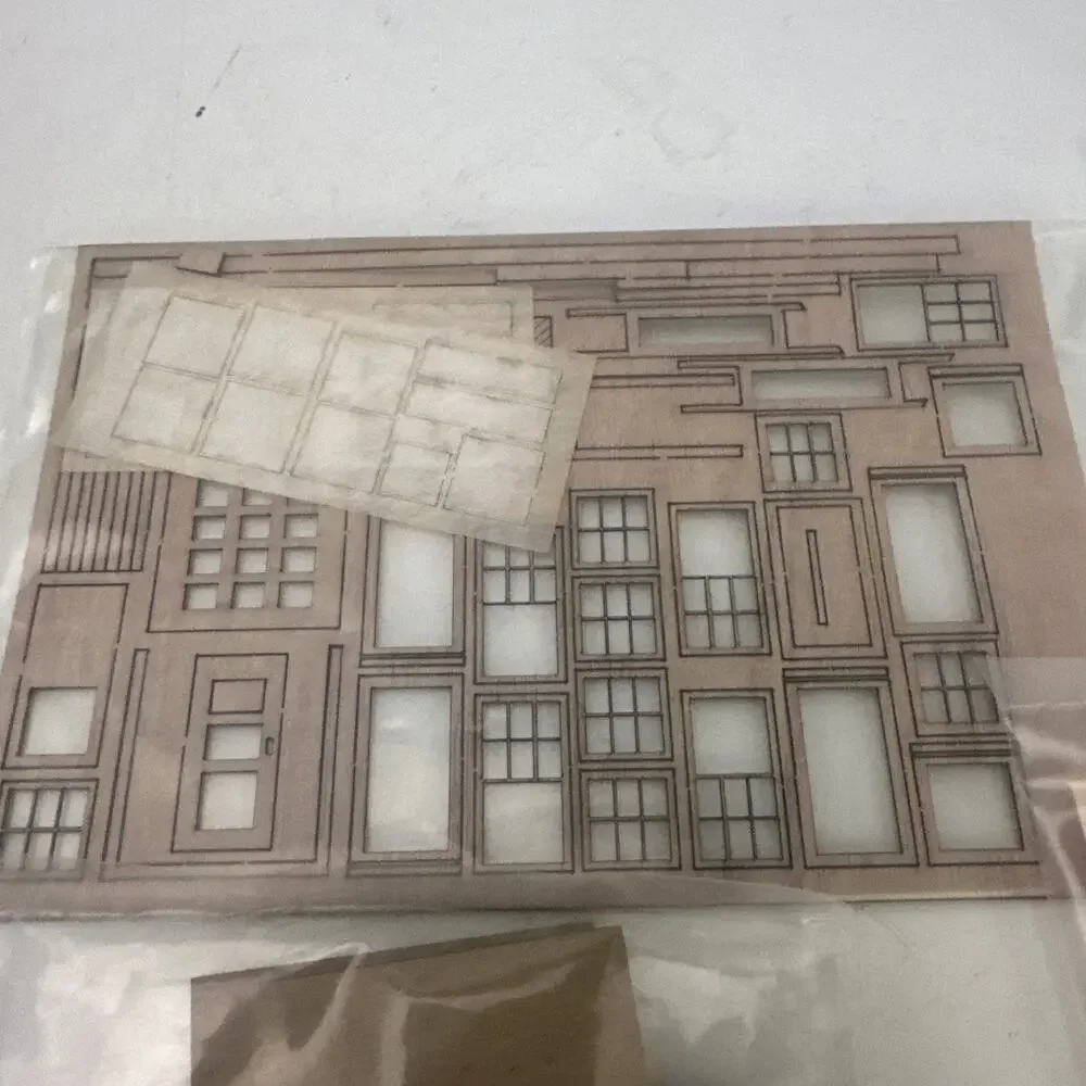 Banta ModelWorks 2082 HO Scale C&O Standard Depot (Laser Cut Wood Kit)